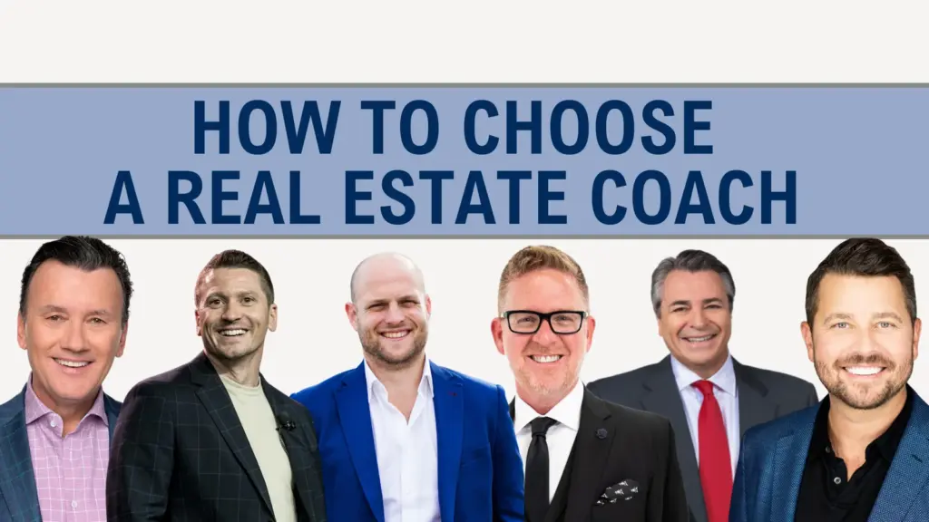 How to choose a real estate agent coach